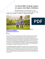 12 Pasos para Desarrollar El Apego Seguro en Niños