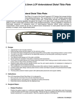 Antroletral Distal Tibia Locking Plate 3.5mm Surgical Technique