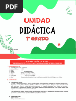 Unidad Didactica N°03. 1 Er Grado