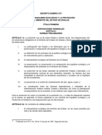 Ley Equilibrio Ecologico y Proteccion Al Ambiente