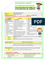 Comun-Elaboramos Mapas Mentales Sobre Los Tipos de Contaminación