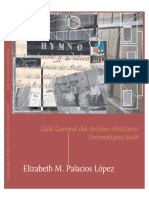 Guía General Del Archivo Histórico Universitario - Buap