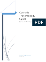 Cours de Traitement Du Signal