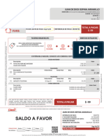 Saldo A Favor: Servicios Fijos