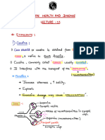 Human Health and Diseases 