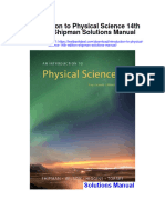 Introduction To Physical Science 14th Edition Shipman Solutions Manual