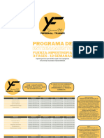 Programa de Entrenamiento Enfoque Tren Superior