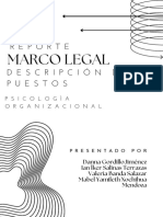 Marco Legal Descripción de Puestos