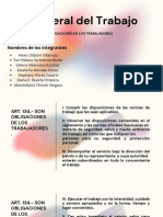 Ley Federal Del Trabajo: Nombres de Los Integrantes