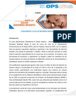 Curso Atendiendo La Salud Materno Infantil - Campus