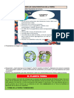 Actividades de Cienciany Tec. CARACTERISTICAS DE LA TIERRA 26-10