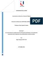 Actividad 1 - Derecho Constitucional I