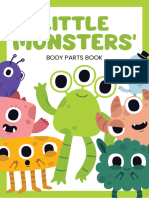 Little Monsters' Body Parts Colourful English Vocabulary Book