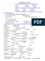 Classifying Test G9