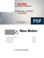 Chapter 2 - Wave Motion