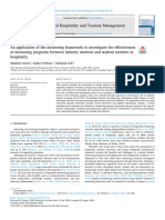 Journal of Hospitality and Tourism Management 45 (2020) 143-151