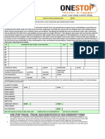 One Stop Booking Form