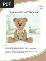 Amigurumi Teddy Bear Free Crochet Pattern