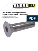 ISO 10642 - Hexagon Socket Countersunk Head Cap Screws