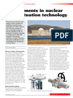 Developments in Nuclear Valve Actuation Technology - Valve World 2012