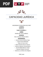 Tarea Académica 1 - Capacidad Jurídica - TEORIA G.acto JURIDICO