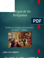 El Origen de Las Religiones