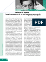 Calero Vaquera, María Luisa (2006) - Lingüística y Enseñanza de Lenguas - Los Primeros Pasos de Un Matrimonio de Conveniencia. FRECUENCIA L