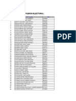 Padron Electoral Cafae.