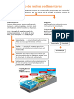 Formação de Rochas Sedimentares + Minerais