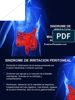 Sindrome de Irritacion Peritoneal