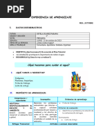 Qué Hacemos para Cuidar El Agua - TUT - SESIÓN