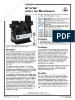 963E Benchtop Air Ionizer User Guide