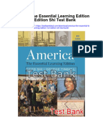 America The Essential Learning Edition 1st Edition Shi Test Bank