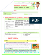 SES-MARTES-MATEMÁTICA-Resolvemos Problemas Con Division