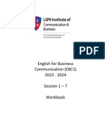 EBC1 Student Workbook Session 1 - 8 2023 - 2024