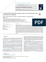 A Coupled Surface-Subsurface Hydrologic Model To Assess Groundwater Flood Risk Spatially and Temporally