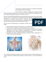 COSTOCHONDRITIS