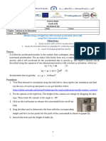 Worksheet Free Falling - Phet Sim Hamza1