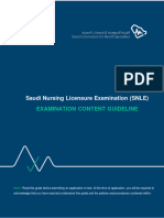 Saudi Nursing Lisencure Examination Applicant Guide