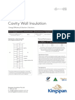 Kingspan Kooltherm k8 Cavityboard Application