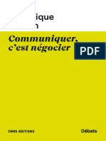 Communiquer, C'est Négocier Dominique Wolton L@BibliothèqueDuSage