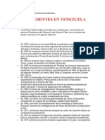 Antecedentes de La Piscicultura en Venezuela