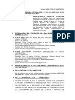 Solicitud de Arbitraje Iniciado Por La Entidad