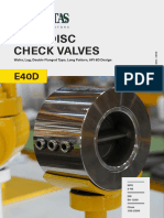 E40D Dual Disc Check Valve