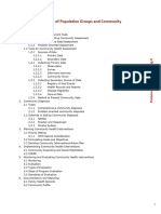 Nursing Process in The Care of Population Groups and Community