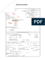 Base Plate Design: Factored Loads