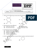 DPP 4-7 (Isomerism)