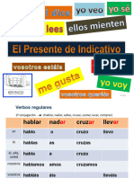 02 Presente de Indicativo - Tablas