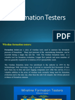 RFT & MDT Formation Tester