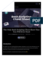 The Only Bash Scripting Cheat Sheet That You Will Ever Need